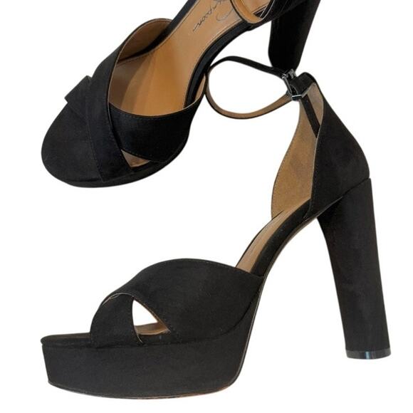 Jessica Simpson 8 Irbella platform suede feel heels sandal 2986 - Picture 1 of 11